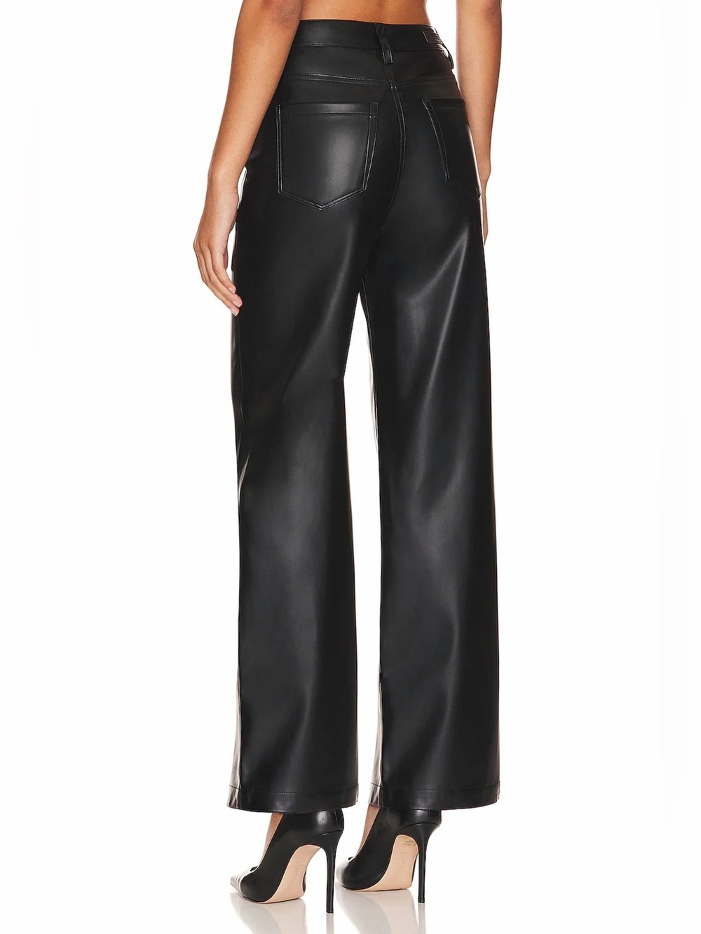 BLANKNYC Faux Leather Franklin Rib Cage Straight Pants/Size 25 - Picture 2 of 9